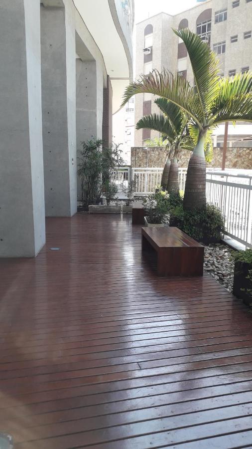Maravilhoso Apto Vista Mar Jacuzzi Wi Fi Pe Areia Santos  Exterior foto